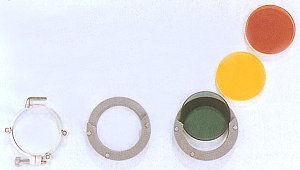 Magnetic lensholder and colour filter inserts