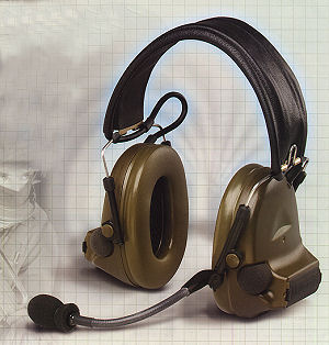 ComTac II Headset with optional flexiboom mic installed